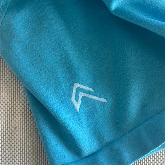 Blue Women's Athletic Shorts - Picture 5 of 8